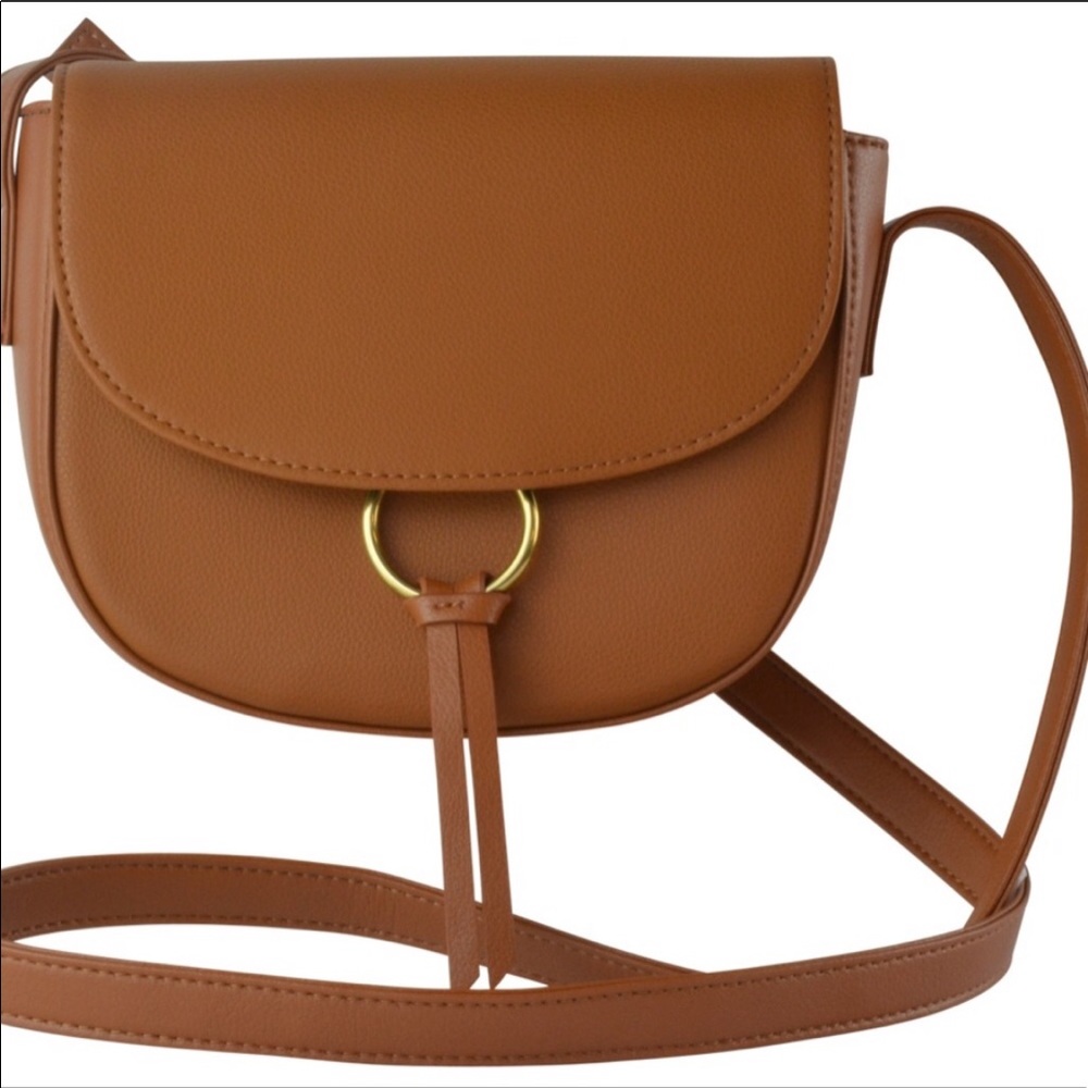 JJ Winters brown leather crossbody bag